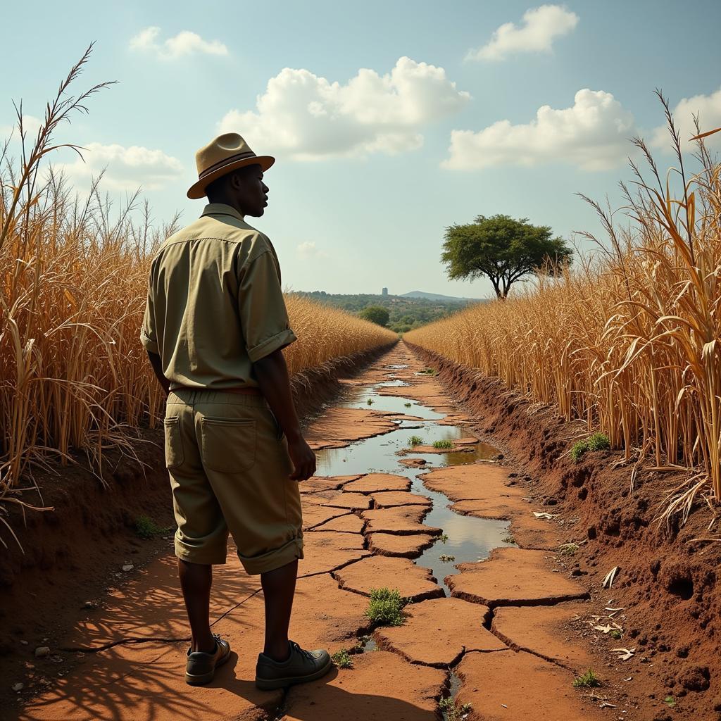 Climate change impact on African farms