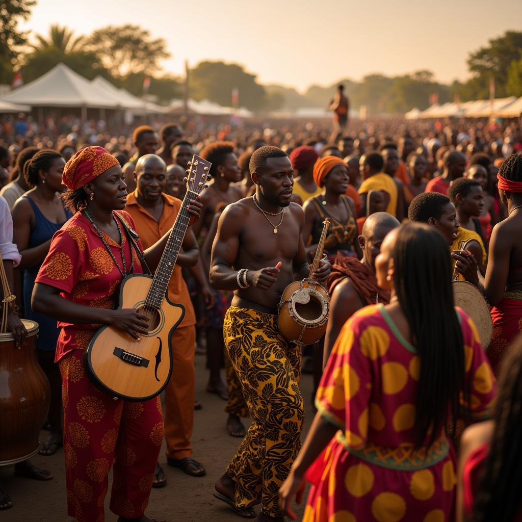 CNN Coverage of an African Music Festival