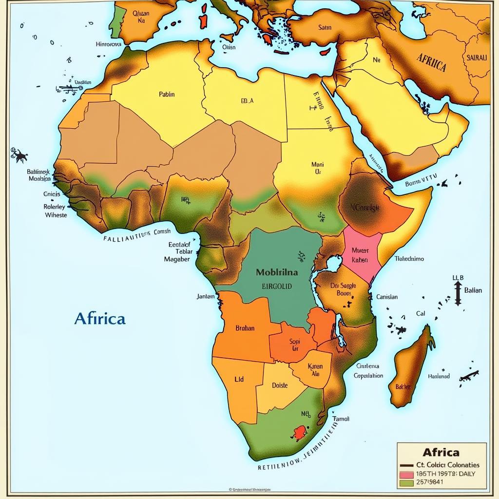 Colonial Map of Africa