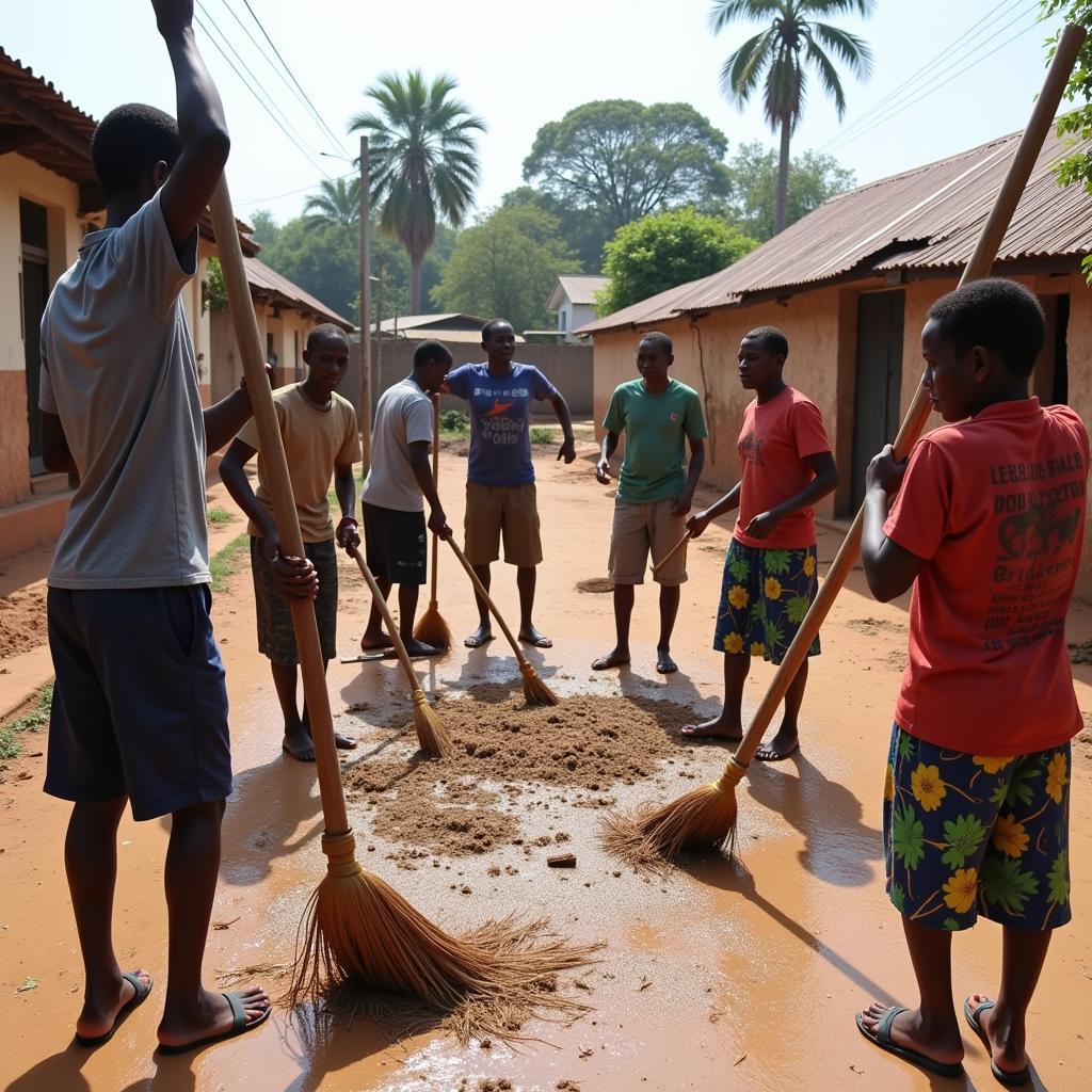 Community Hygiene Practices in an African Village