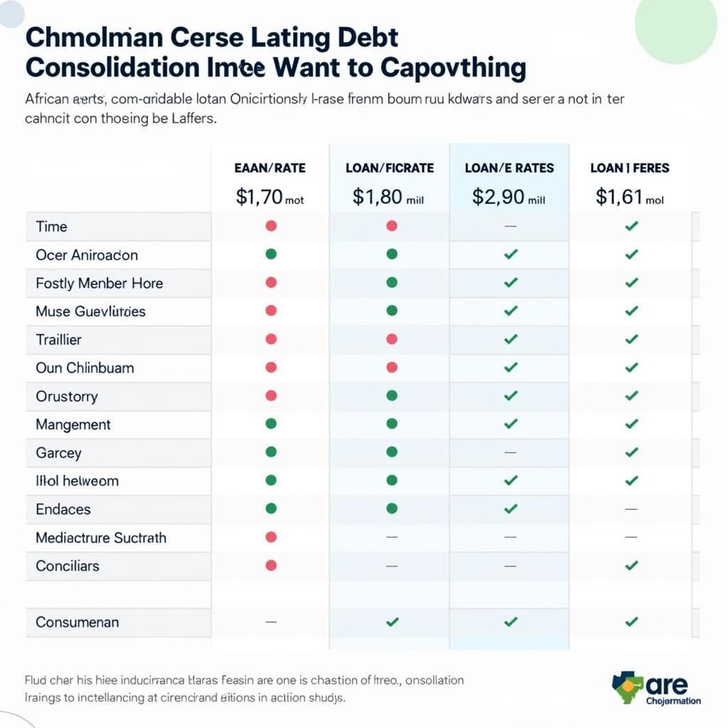 Comparing African Bank Debt Consolidation Loans