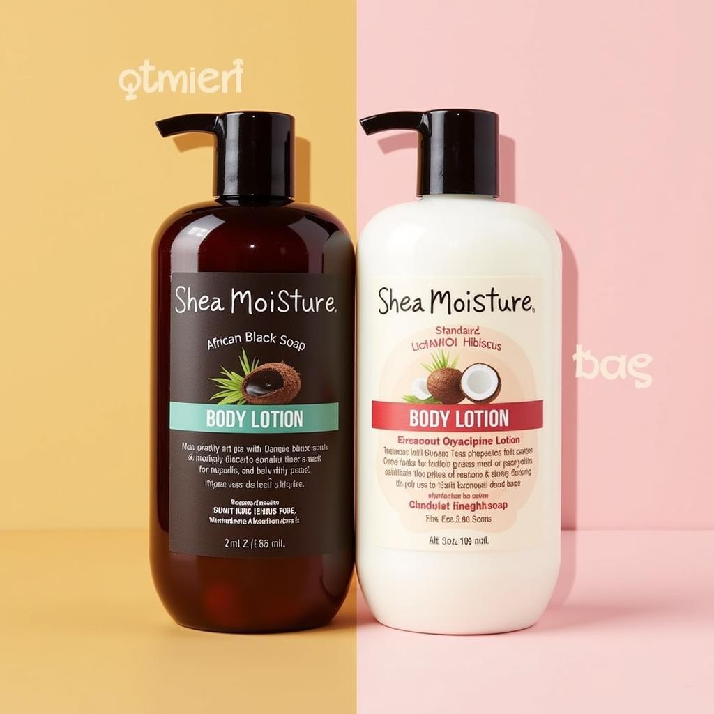 Comparing African Black Soap and SheaMoisture Lotions