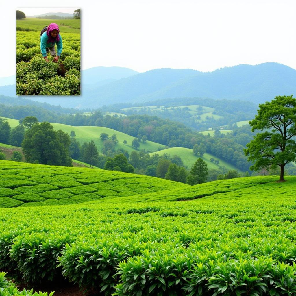 Coonoor's Lush Tea Plantations and Potential Parallels with African Agricultural Practices