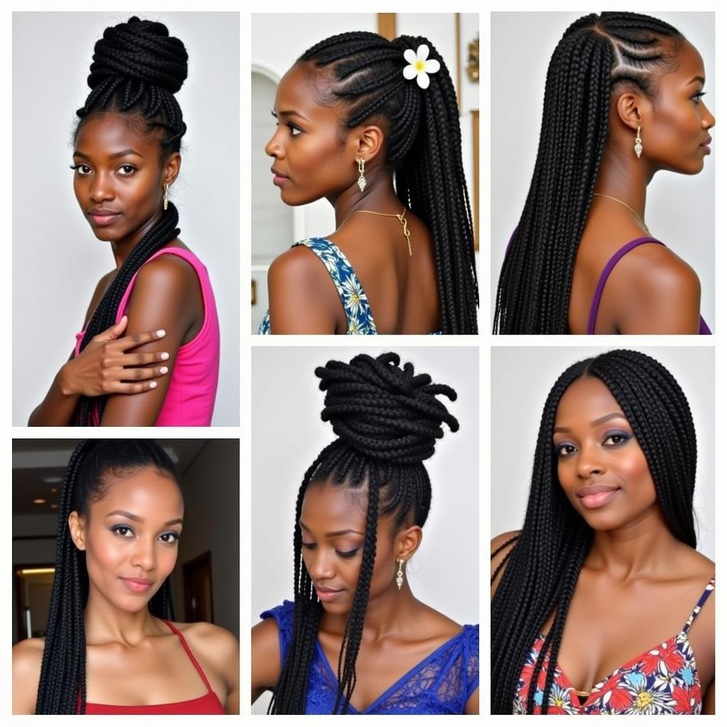 Different African Braid Styles in India