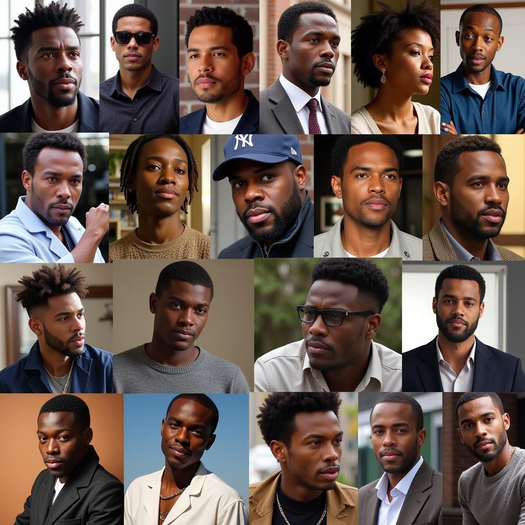 Diverse portrayals of African American men in cinema