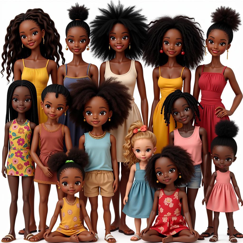 A Diverse and Inclusive Collection of African American Dolls