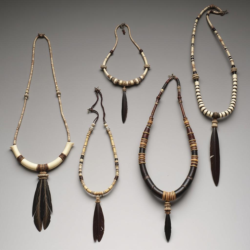 Early African Necklaces Made from Natural Materials