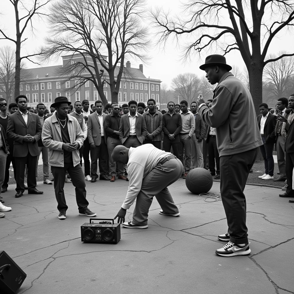 Early Hip-Hop Artists Performing