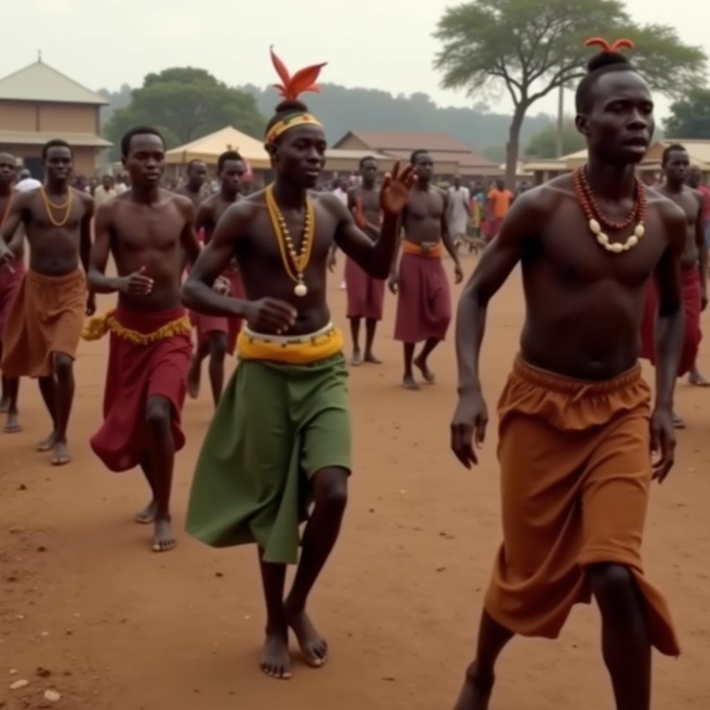 East African Ceremonial Dance GIF