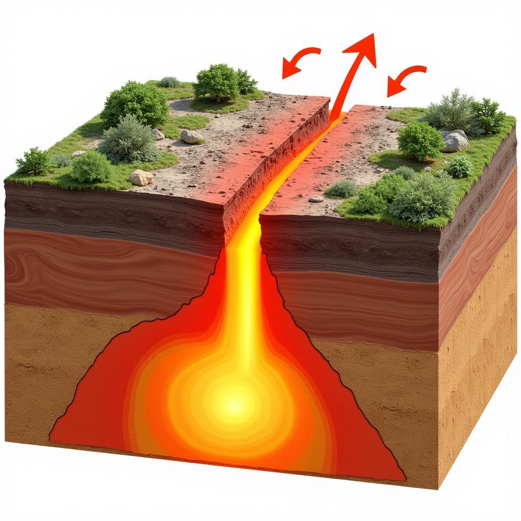 East African Rift Valley Tectonic Plate Movement