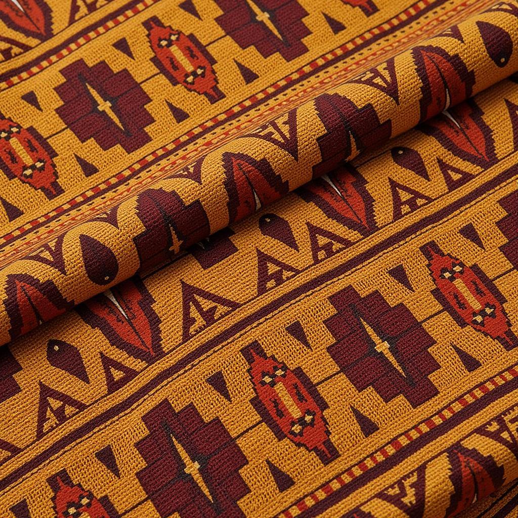 East African Textile Pattern Background