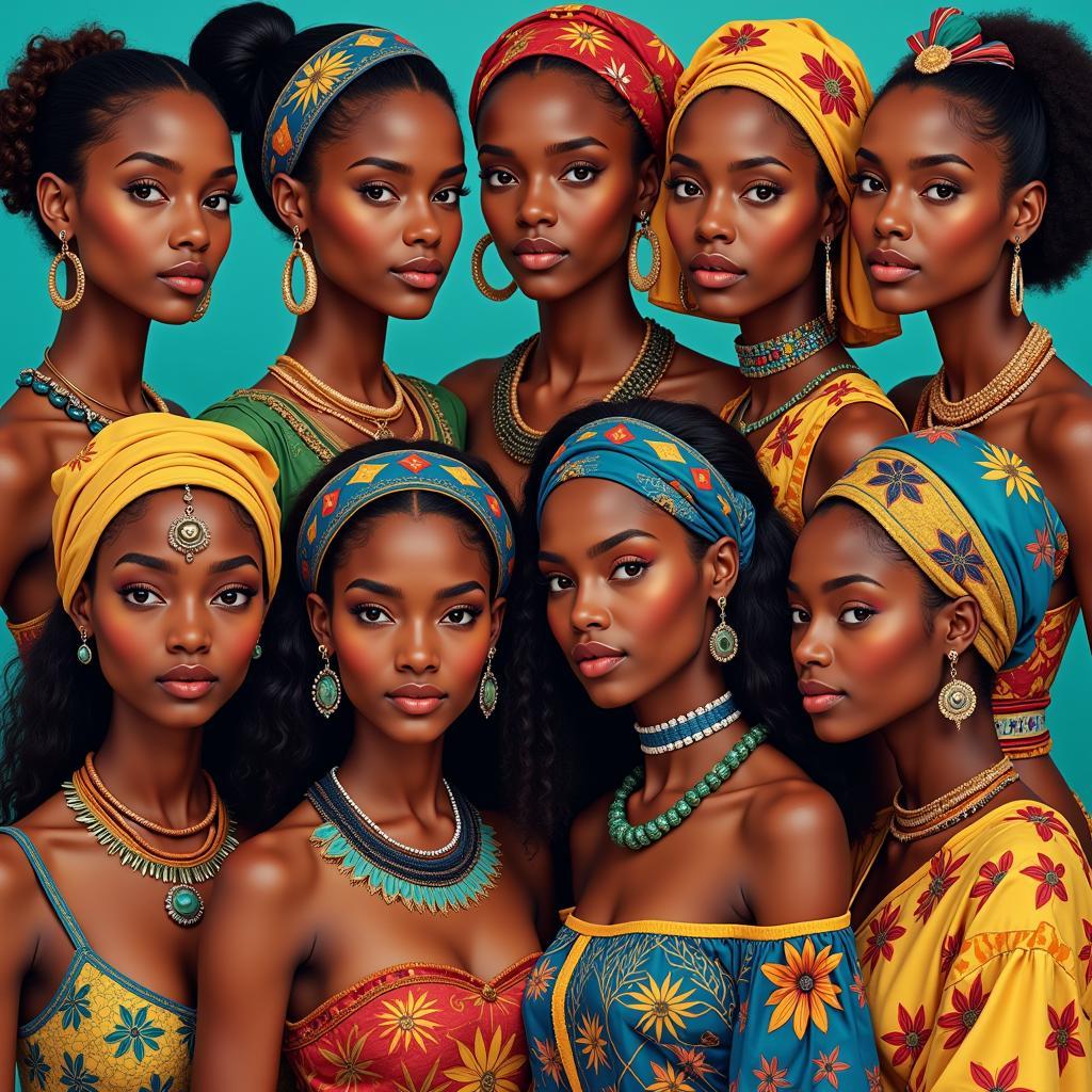 East African Women's Unique Beauty and Style