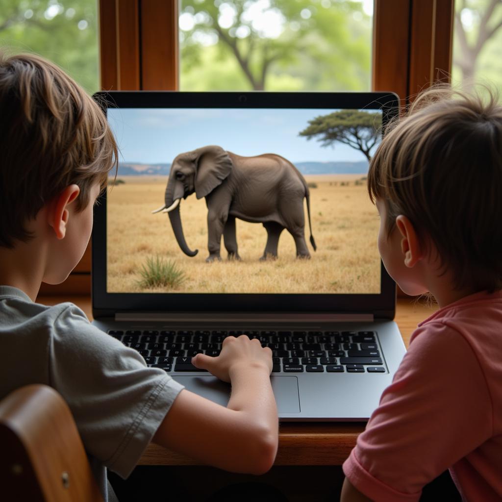 Ethical African Safari: Online Viewing of Wildlife in Their Natural Habitat