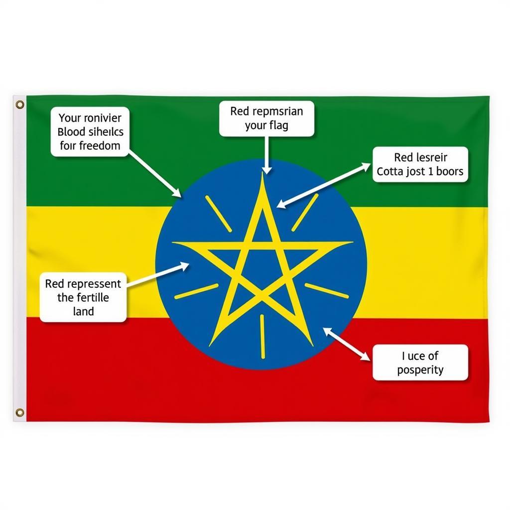 Ethiopian Flag Symbolism: Green, Yellow, Red, and Blue