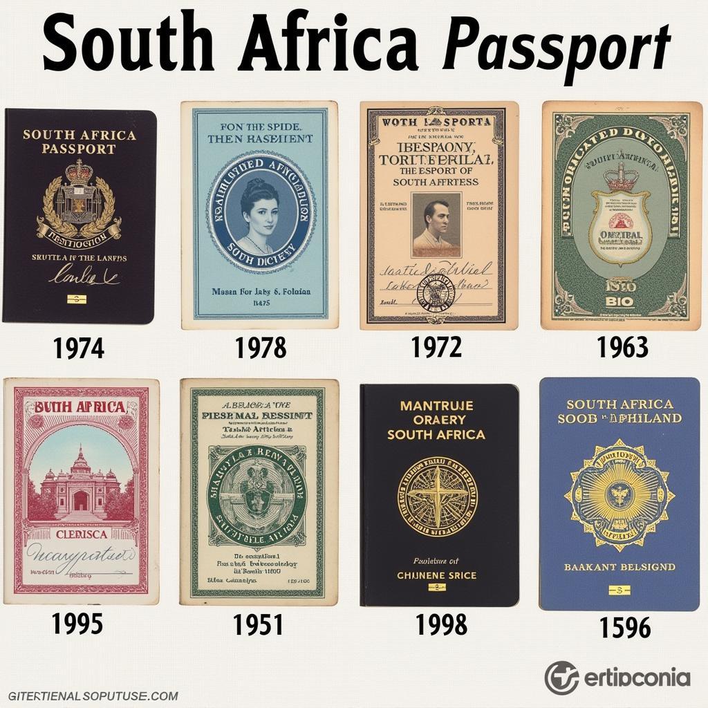 Evolution of the South African Passport Through Time