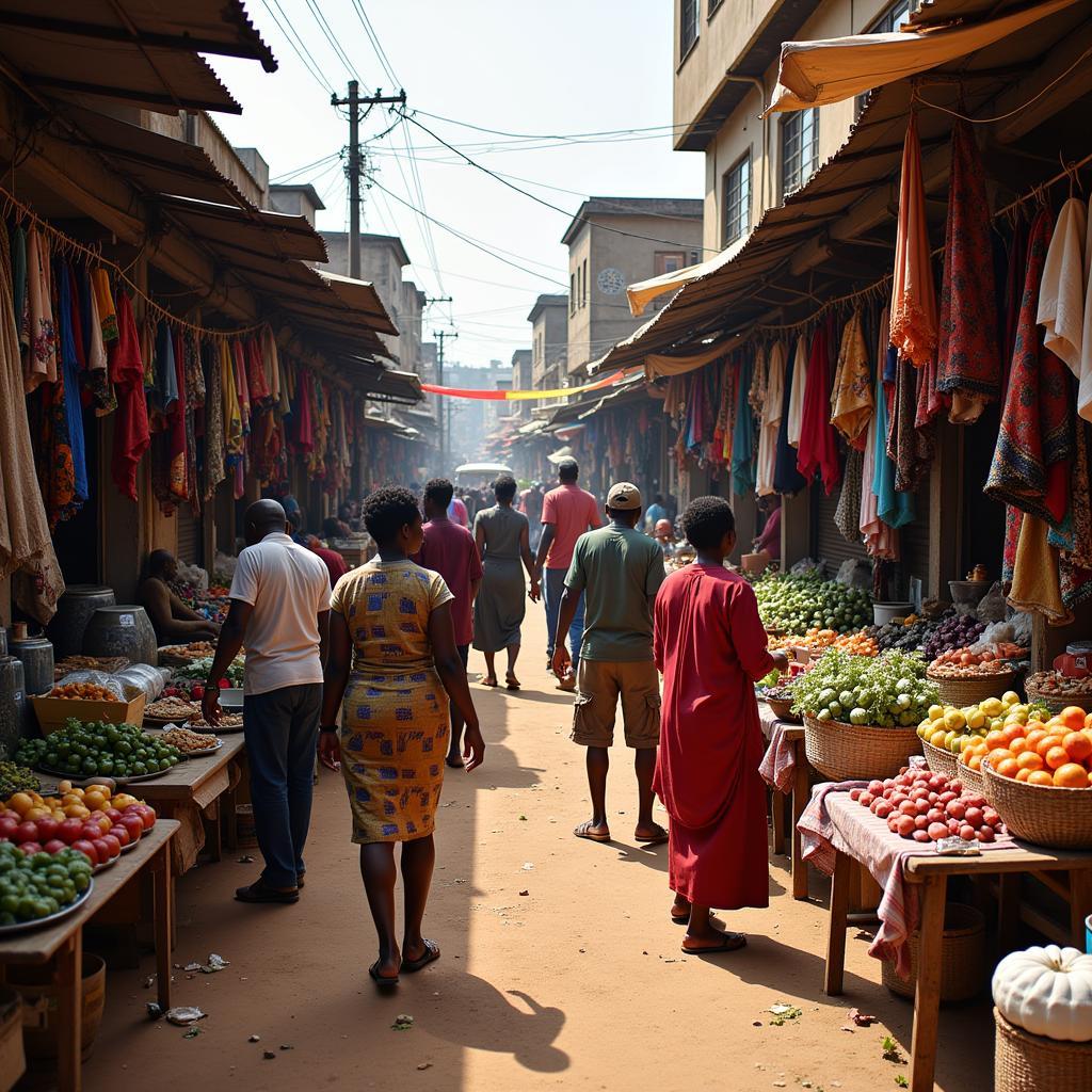 Exploring vibrant African markets