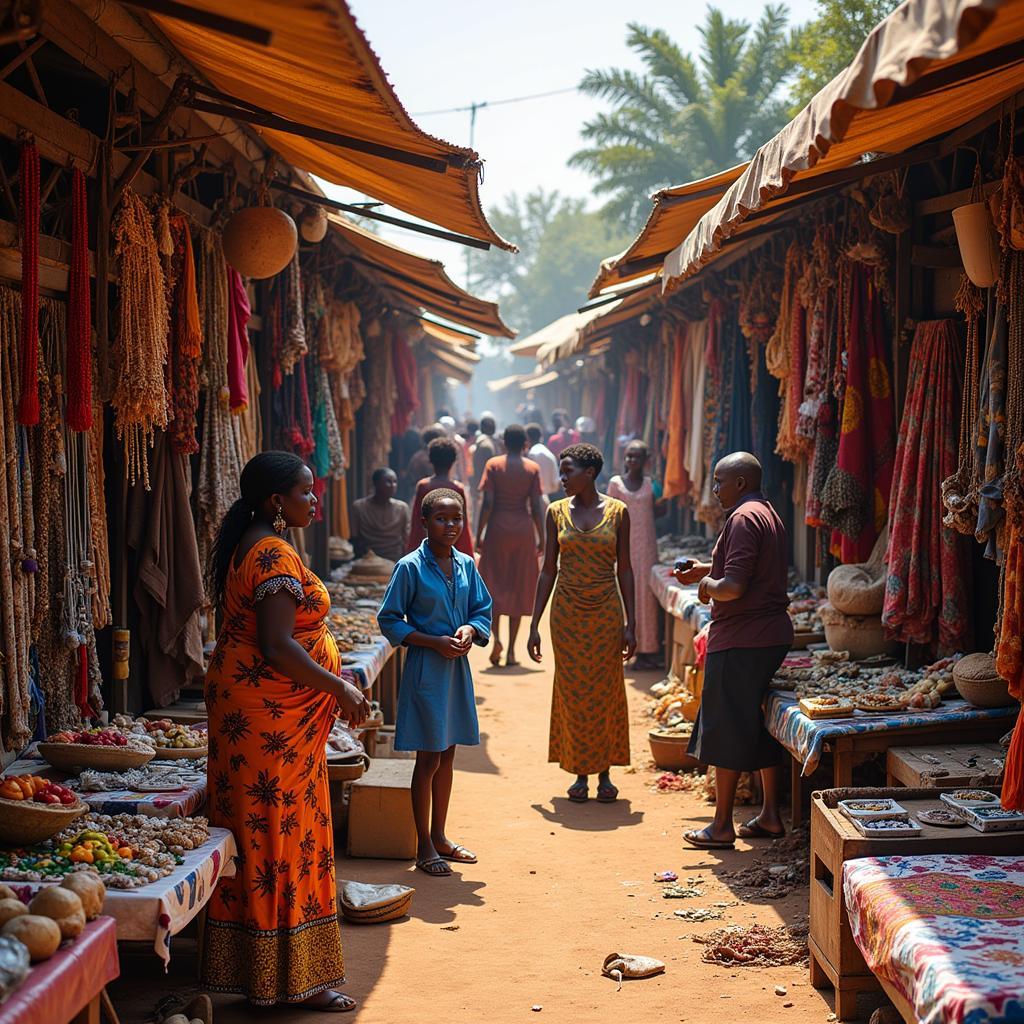 Exploring bustling African markets for unique and authentic goods