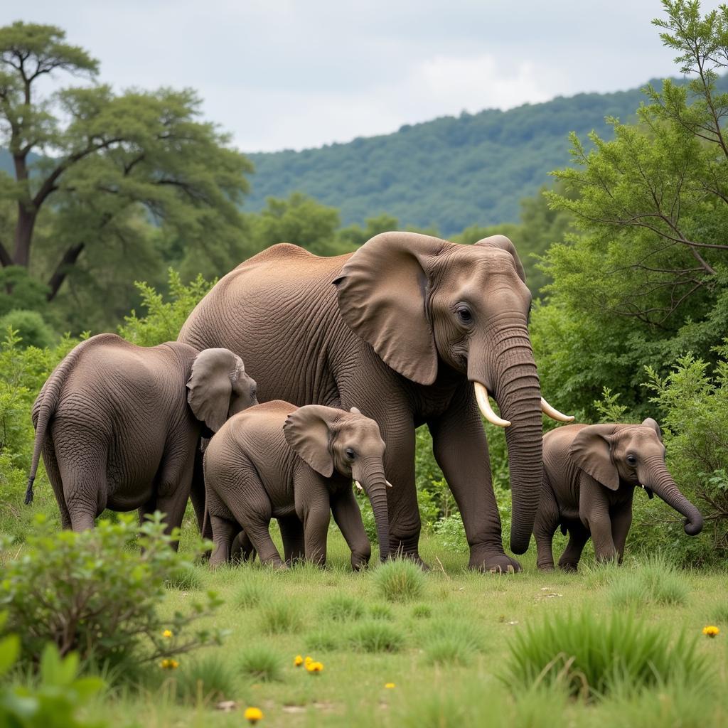 Factors Affecting African Elephant Growth