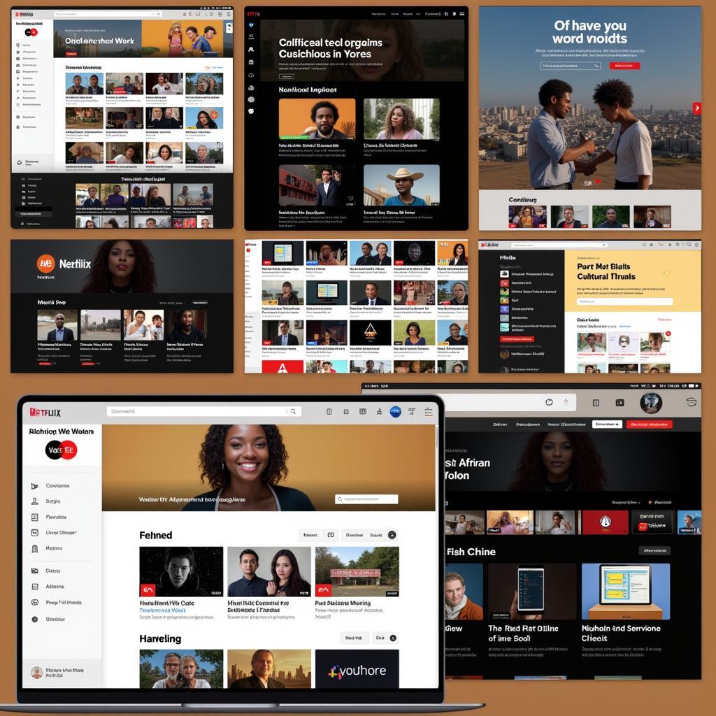 Various online platforms hosting African language videos