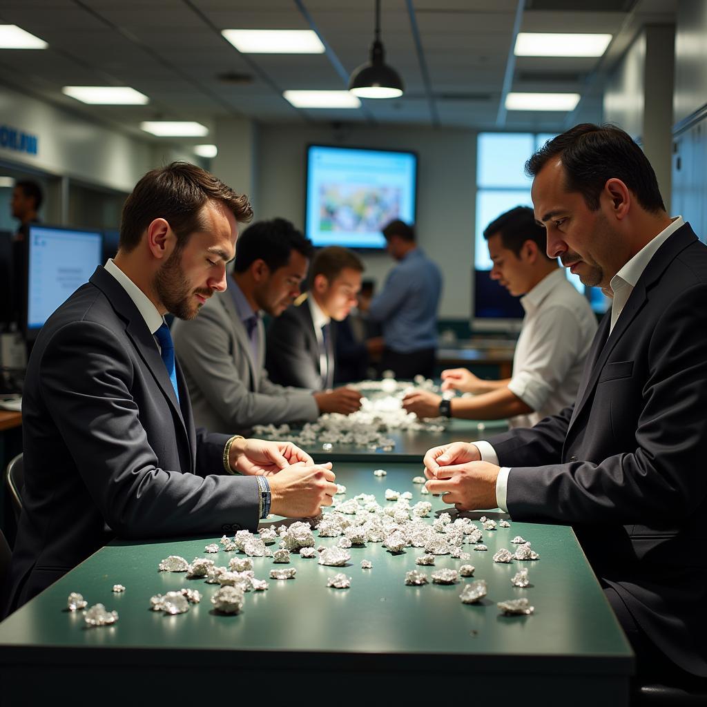 Diamond trading center in Gaborone, Botswana