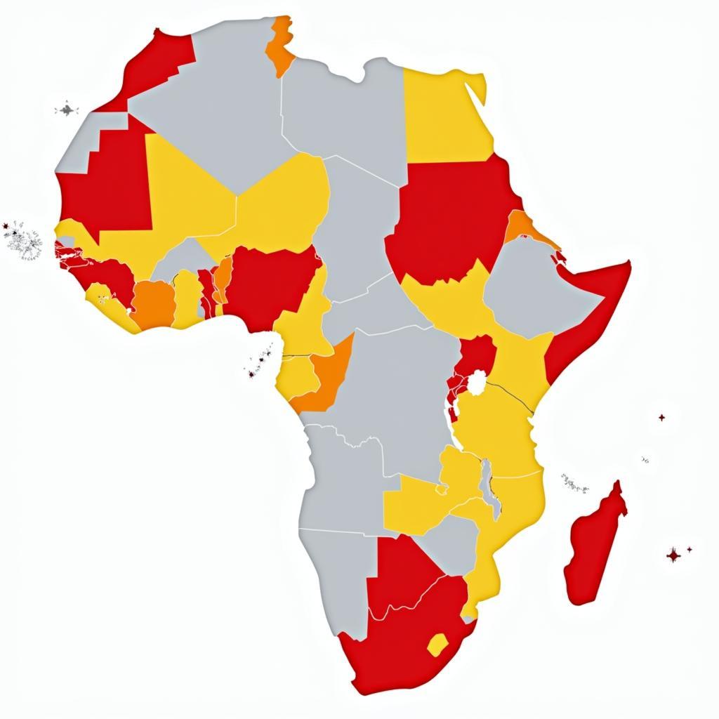 Global Hunger Index Map of Africa