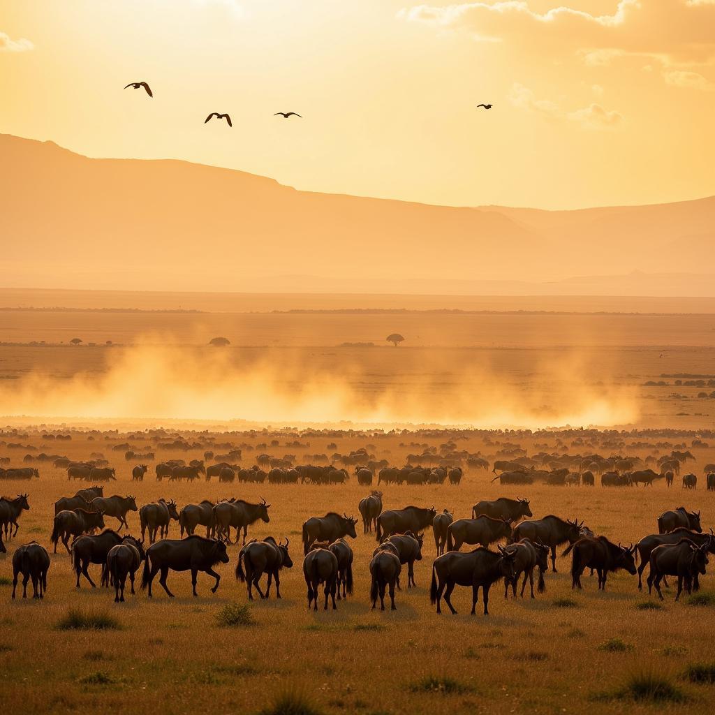 Witnessing the Great Migration in Serengeti National Park during September