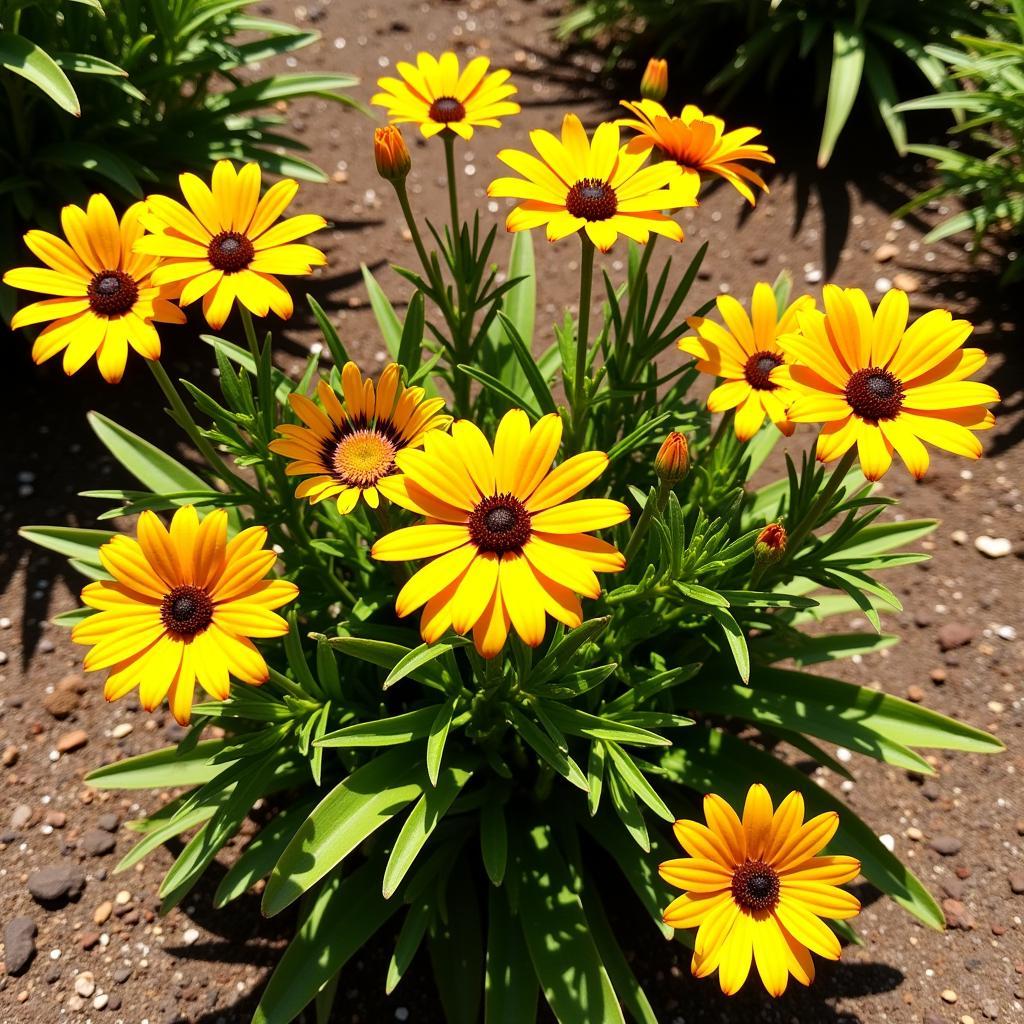 Healthy African Daisy in Full Bloom