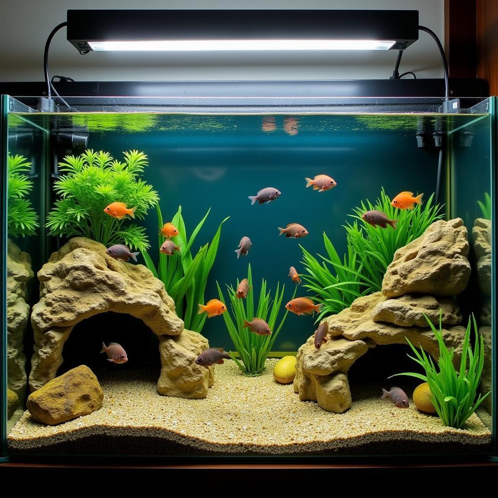 Ideal African Cichlid Tank Setup