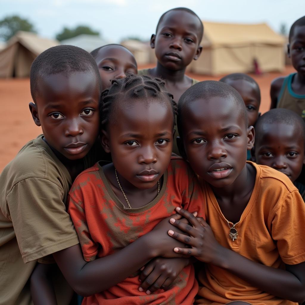 Impact of Conflict and Displacement on African Children