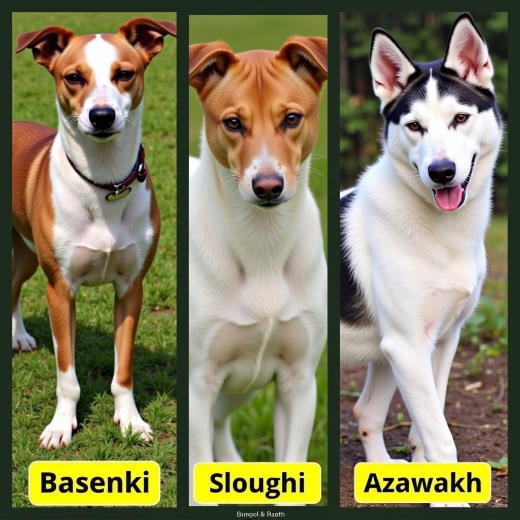 Indigenous African Dog Breeds: Basenji, Sloughi, and Azawakh