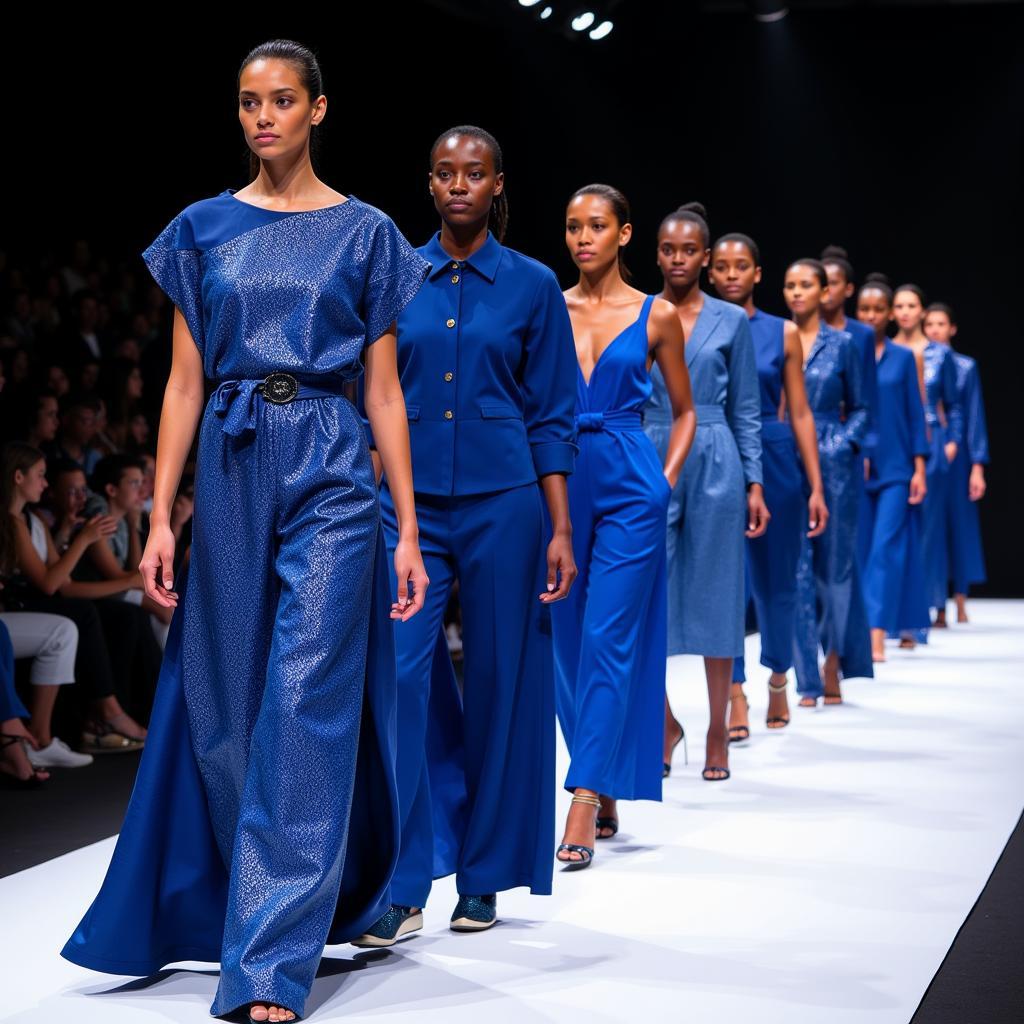 African Indigo Fabric in Modern Fashion