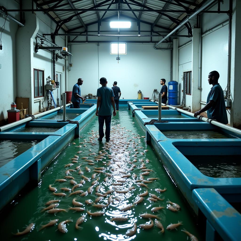 Indoor Shrimp Farming in Africa Using RAS Technology