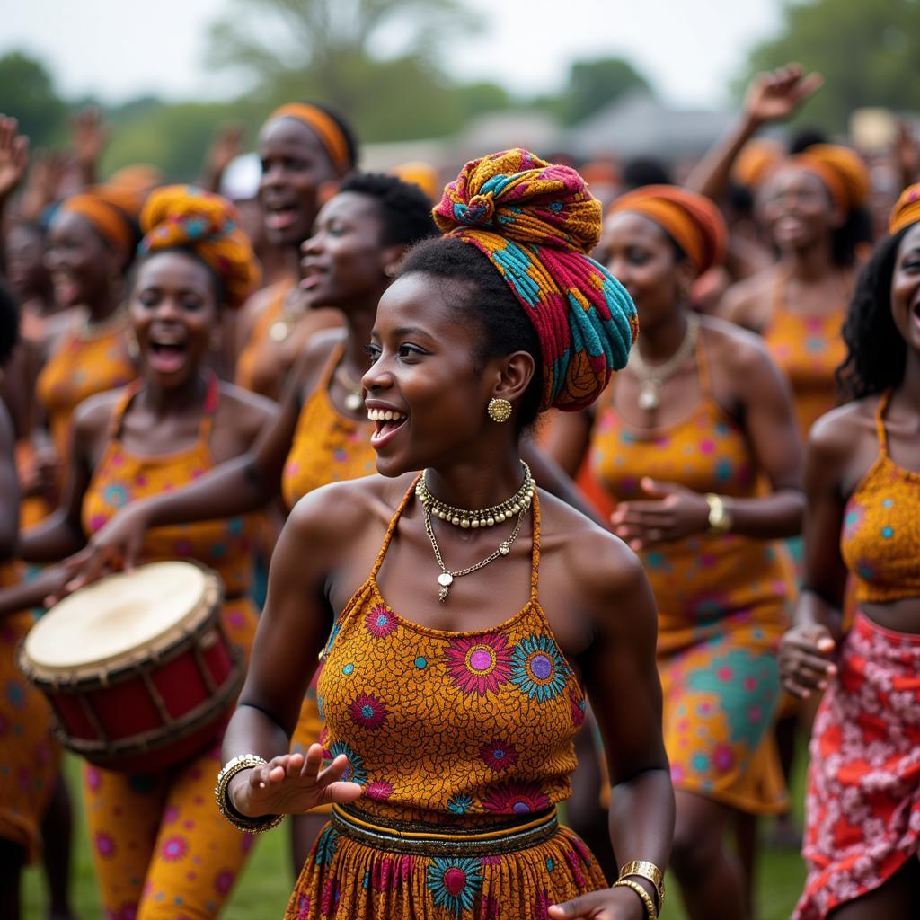 Celebrating Culture at an African Festival in January