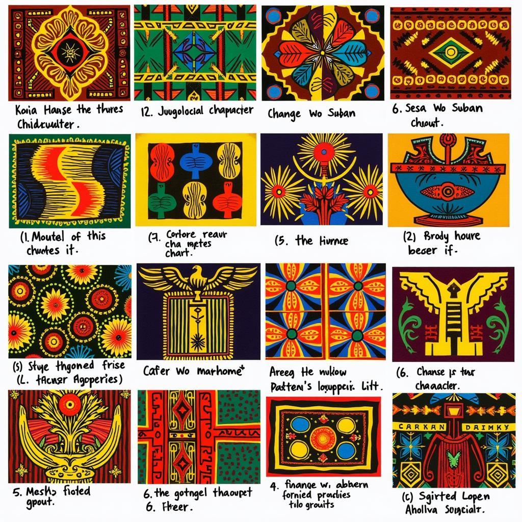 African Kente Cloth Patterns and Their Symbolism