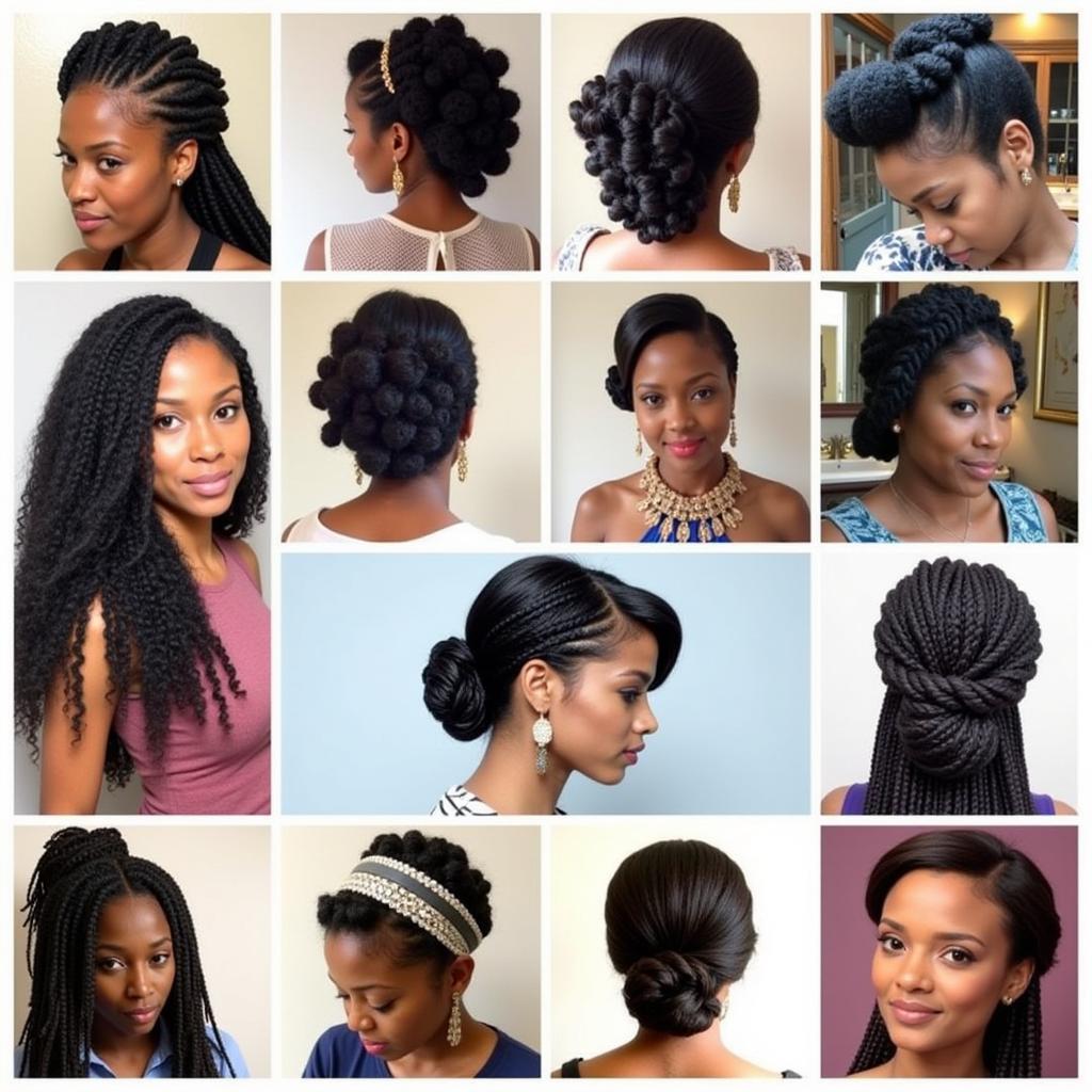 Kinky Twist Styling Inspirations