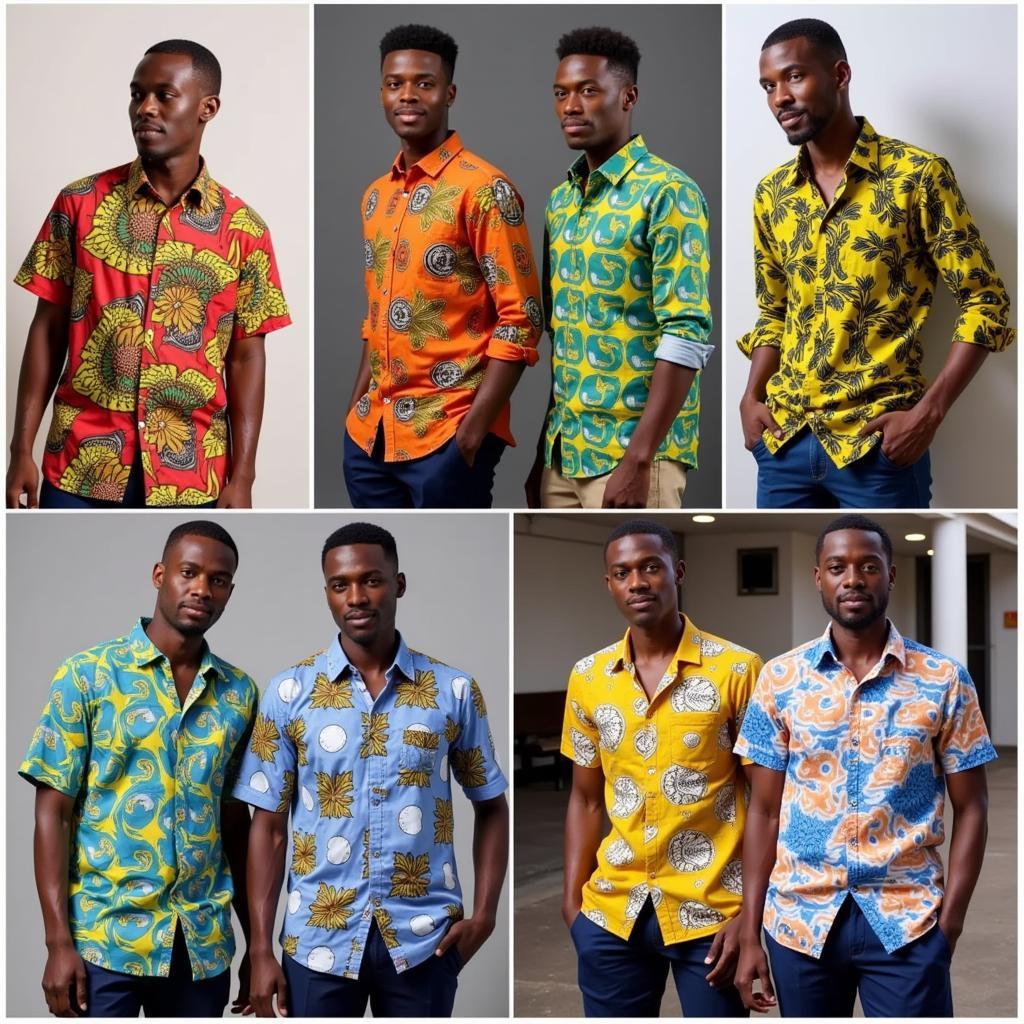 Vibrant Kitenge Shirt Designs for Men