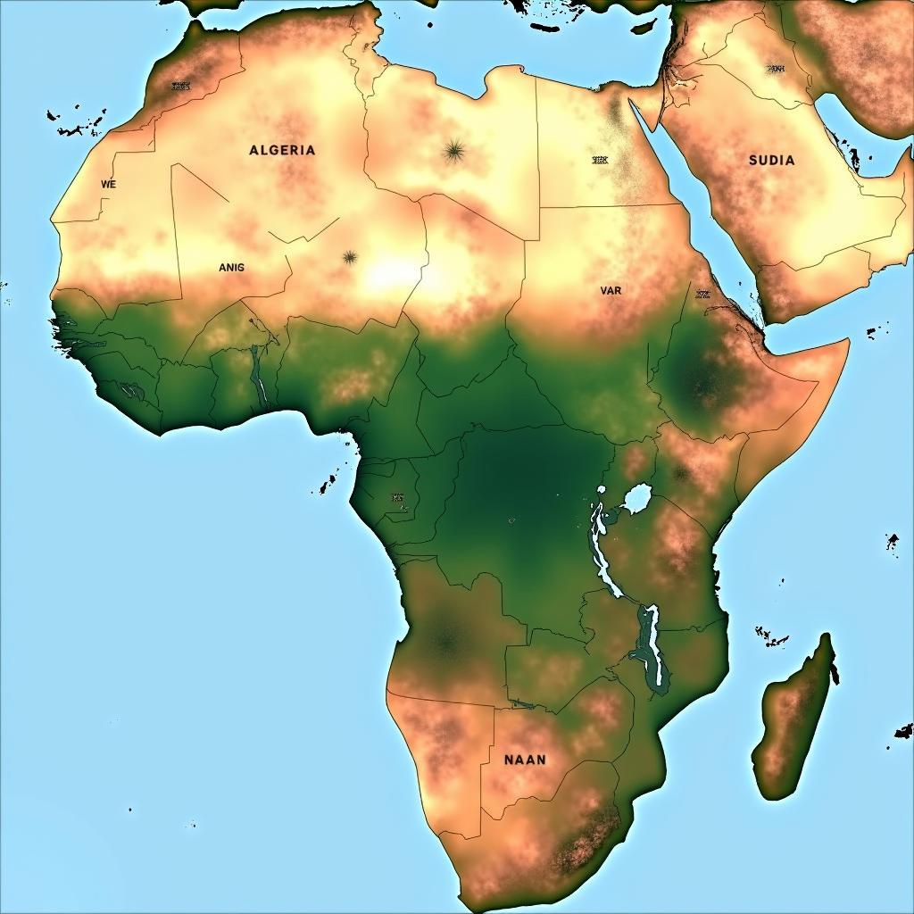 The Largest African Countries: Algeria, DR Congo, and Sudan