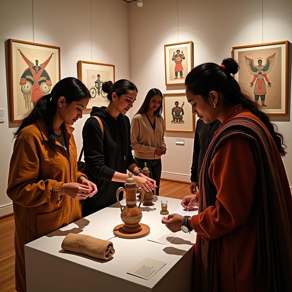 Learning about African Art near Ramamurthy Nagar