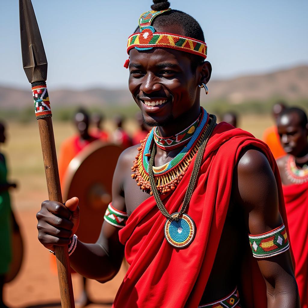 Maasai Warrior Dance Costume