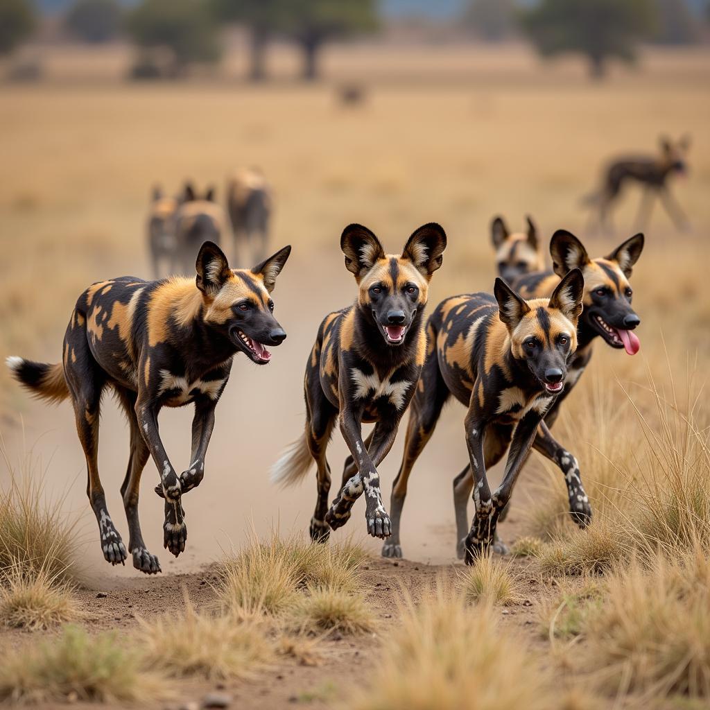 African Wild Dog as March Birth Animal