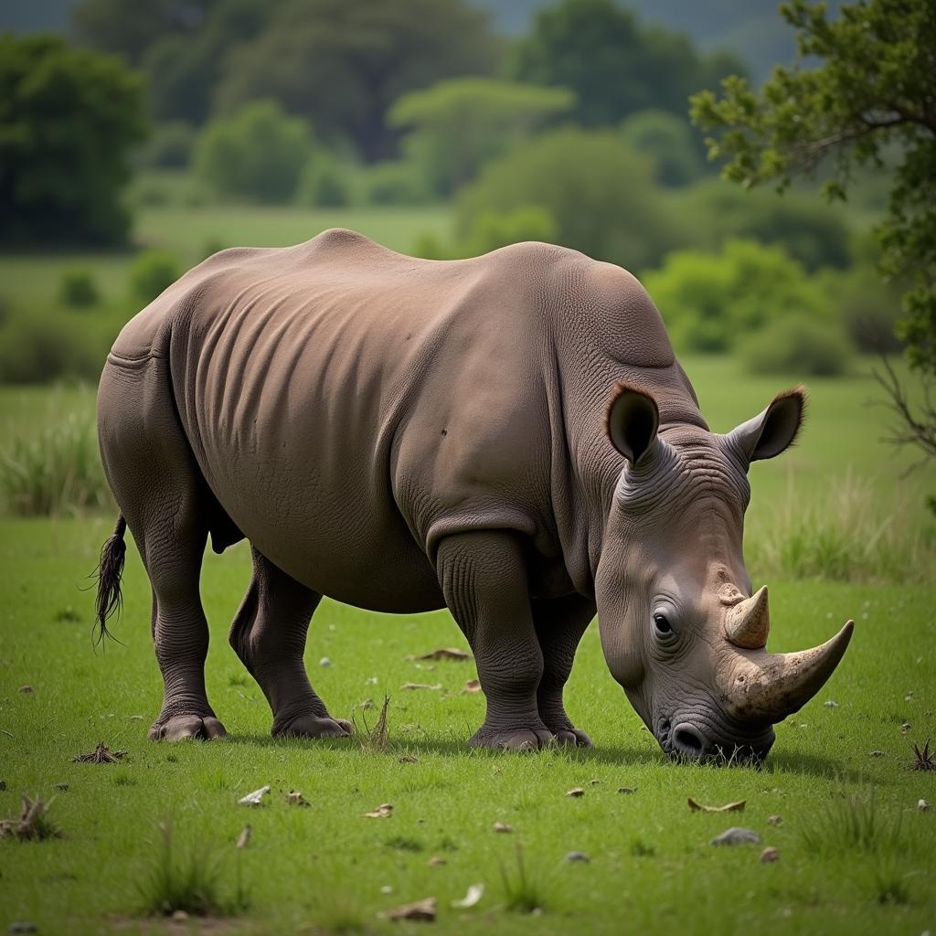 Rhino as the May Birth Animal