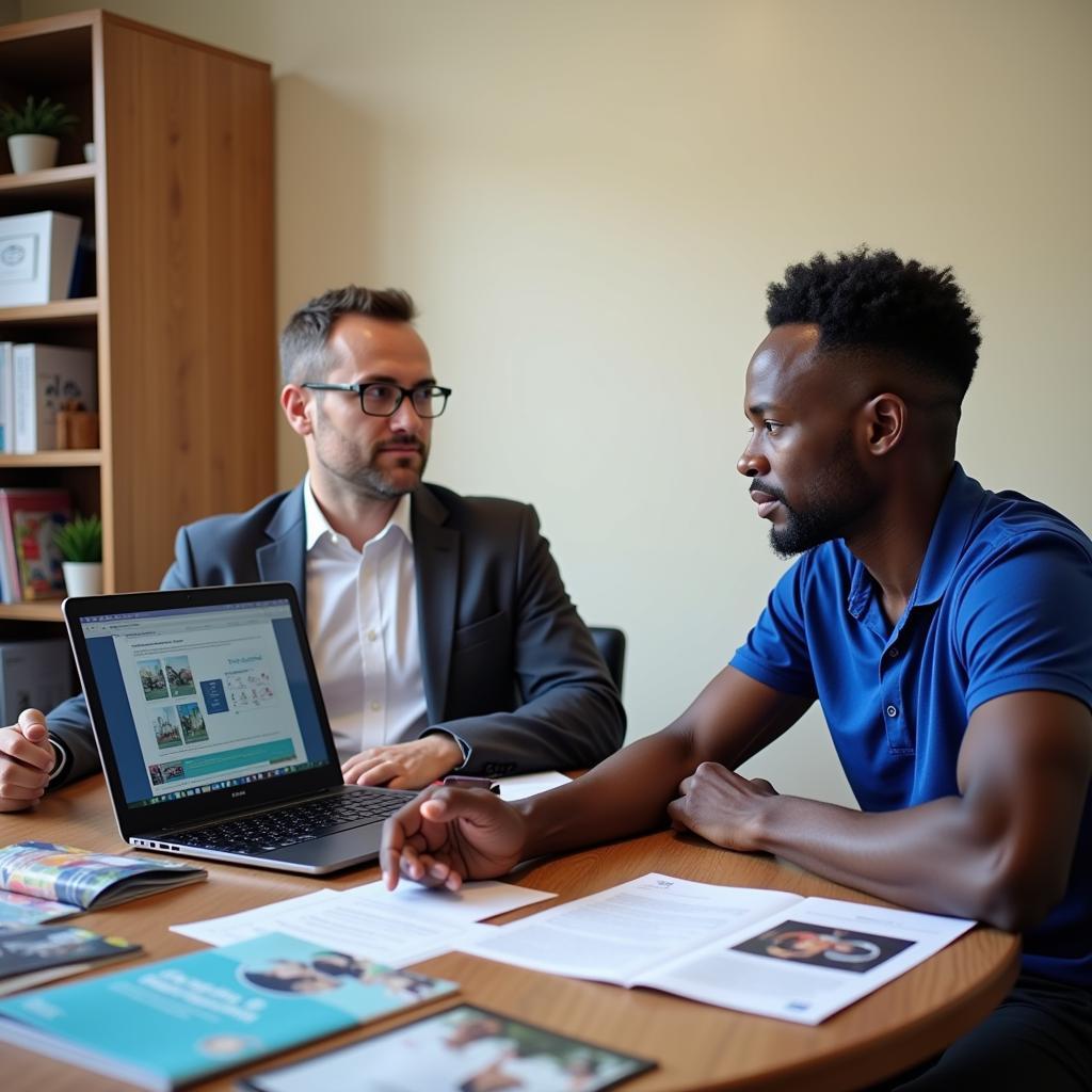 Medical Tourism Facilitator Meeting with African Patient