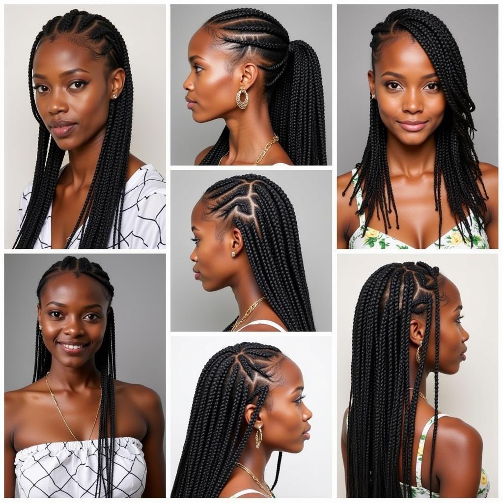 Modern African Cornrow Styles