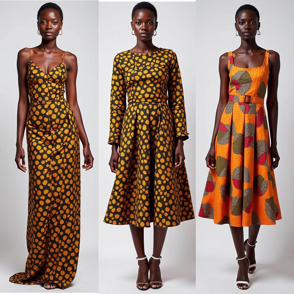 Modern African Dress Designs on Pinterest