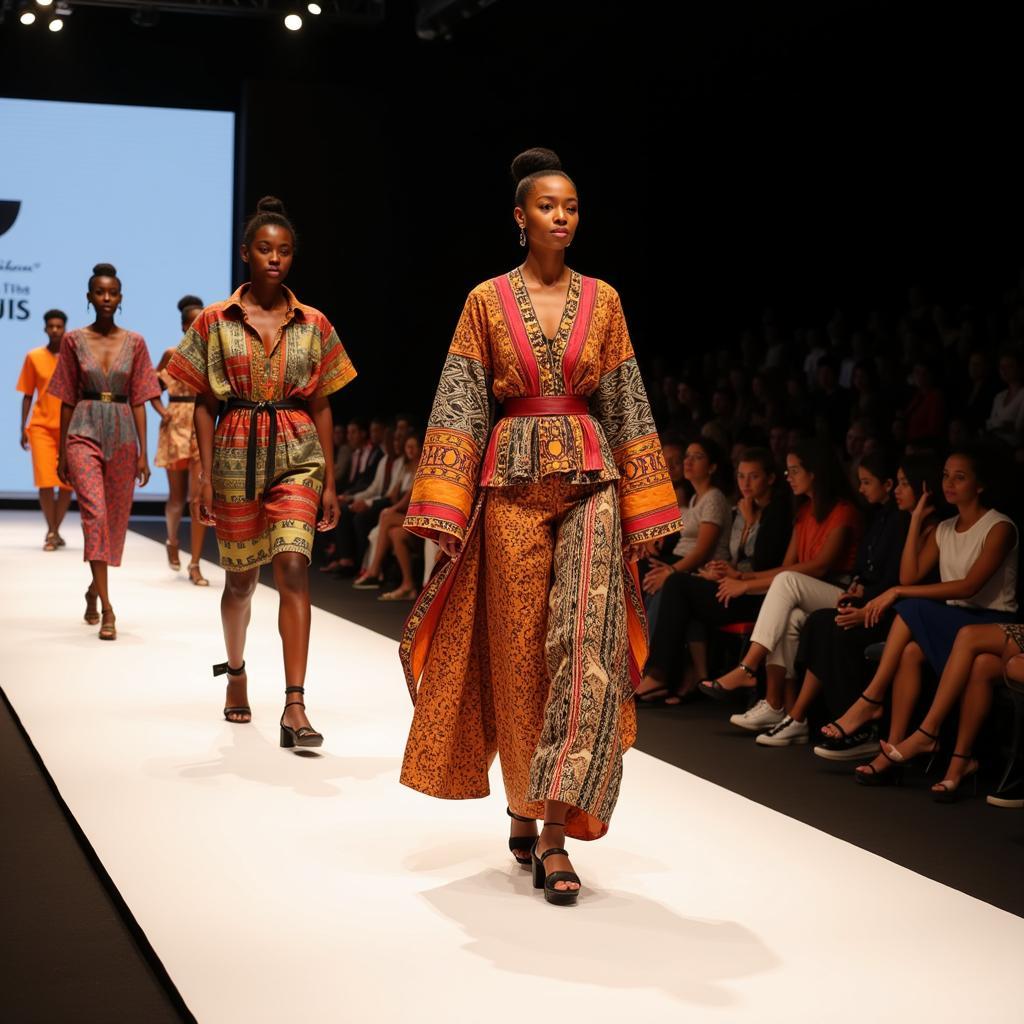 Modern African Dress Designs with Traditional Influences