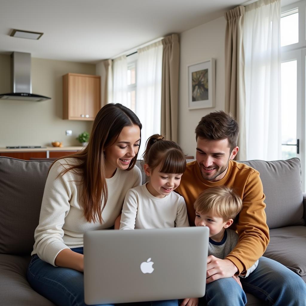 Modern African Family in an Urban Setting