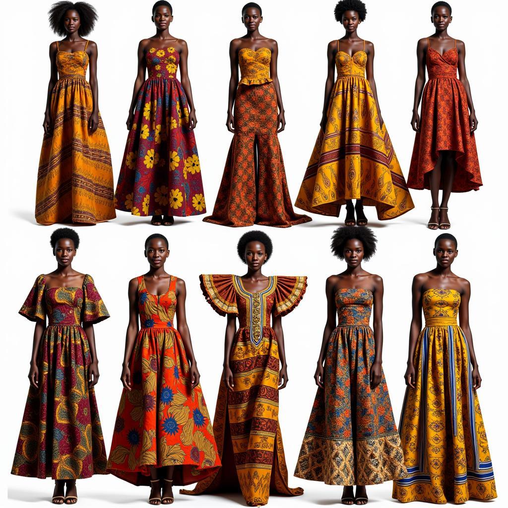 Modern African Fashion: Showcasing the fusion of traditional elements with contemporary design