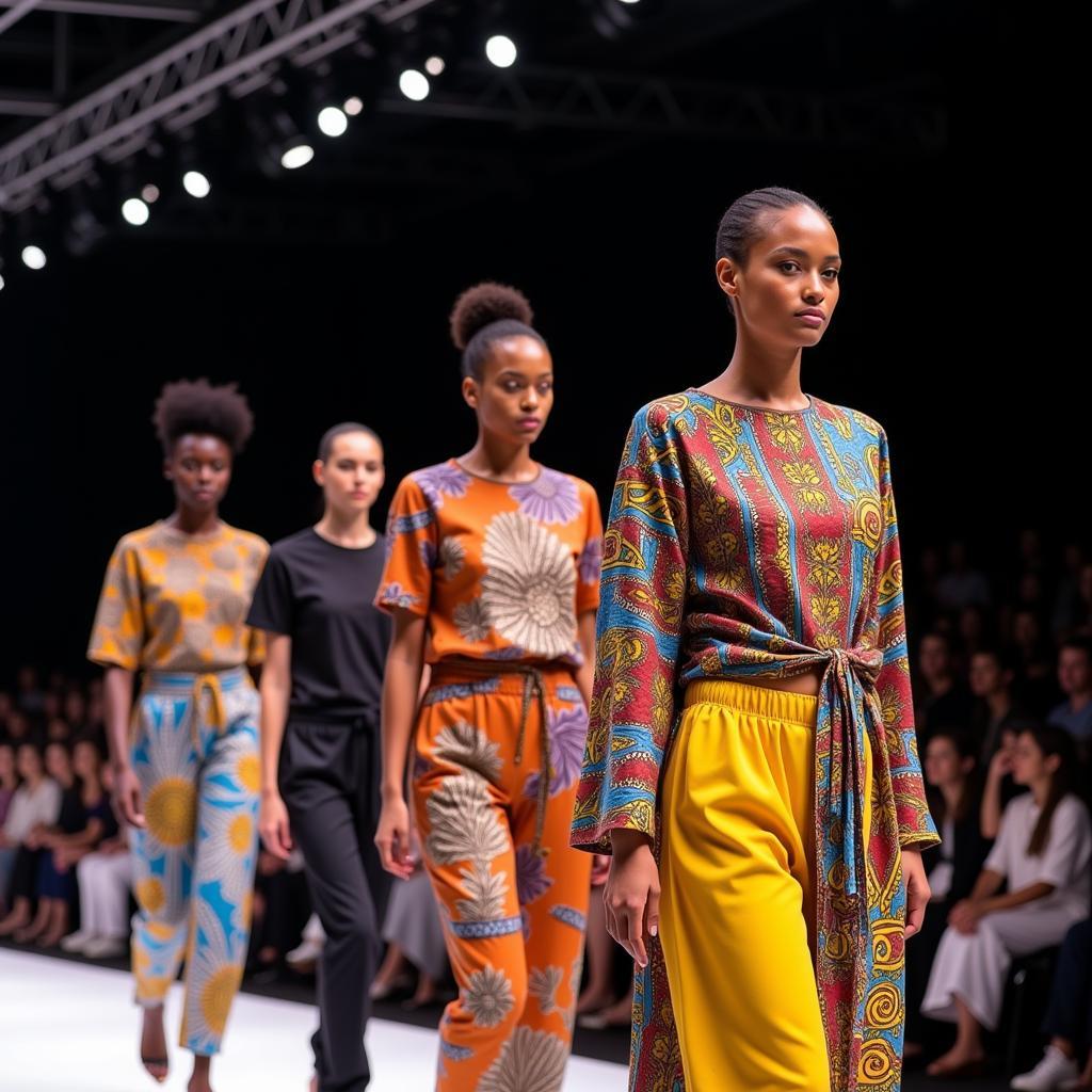 Modern African Fashion Show Runway