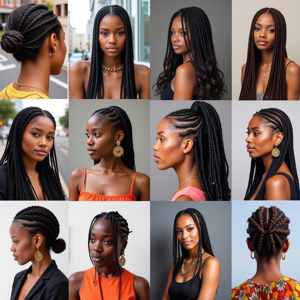 Modern African Hair Braiding Styles