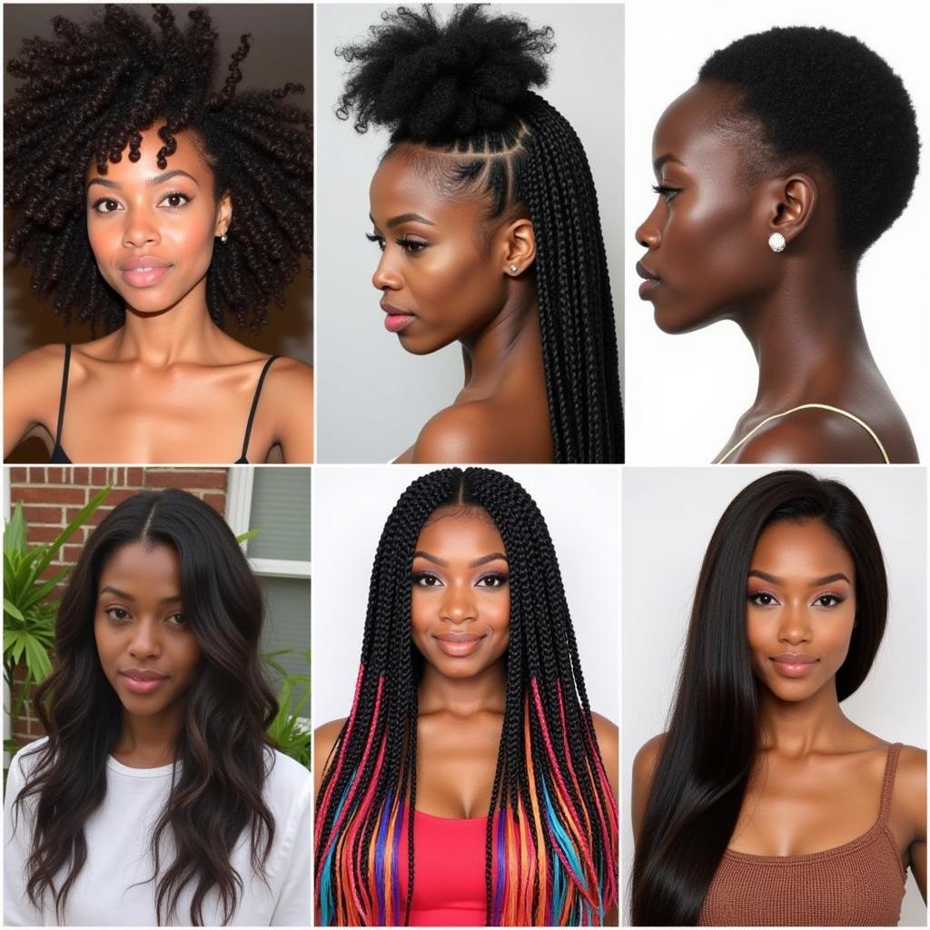 Modern African Hair Styles: Natural and Weaves